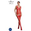 Passion Woman Bodystockings Passion ECO Collection Bodystocking BS008 Raudona - Ecological One Size Design