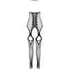 Passion Woman Bodystockings PASSION Eco Collection Bodystocking BS013 Raudona - Sustainable, One Size