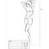 Passion Woman Bodystockings PASSION BS024 Baltas Fishnet Bodystocking with Decorative Embroidery One Size