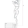 Passion Woman Bodystockings Passion BS031 Raudona Bodystocking - Fishnet Design, One Size