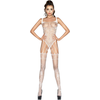 Passion Woman Passion BS034 Baltas Bodystocking - Elegant Fishnet Design One Size