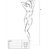 Passion Woman Passion BS034 Baltas Bodystocking - Elegant Fishnet Design One Size