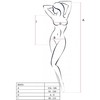 Passion Woman Passion BS035 Bodystocking Baltas - Elegant Fishnet, One Size