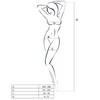 Passion Woman Passion BS049 Baltas Elegant Fishnet Bodystocking One Size