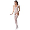 Passion Woman Passion BS062 Baltas Fishnet Bodystocking One Size - Embroidered Lingerie