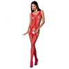 Passion Woman Passion BS072 Bodystocking Raudona Lace Design One Size
