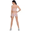 Passion Woman Passion BS090 Baltas Mesh Bodystocking Mini Dress One Size