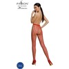 PASSION WOMAN GARTER &amp; STOCK PASSION ECO S007 Raudona Bodysuit - Sustainable Recycled Nylon, One Size
