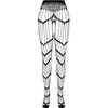 PASSION WOMAN GARTER &amp; STOCK PASSION ECO S006 Bodystocking Juodas - Eco-Friendly Recycled Material, One Size