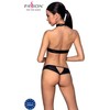 Passion Woman Sets Passion Malwia Eco-Friendly Leather Lingerie Set S/M, Juodas Chic Design