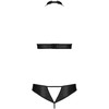 Passion Woman Sets Passion Malwia Eco-Friendly Leather Lingerie Set S/M, Juodas Chic Design