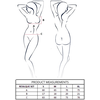 Passion Woman Sets PASSION Resilque Bra &amp; Thong Set Baltas S/M - Elegant Lace Lingerie