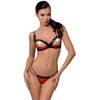Passion Woman Sets Passion Midori L/XL Two-Piece Raudona Lingerie Set for Women