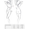 Passion Woman Sets Passion Ophelia Lingerie Set Baltas L/XL - Bra, Thong &amp; Garter Belt