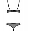 Passion Woman Teddies Passion Marina Body Juodas L/XL - Elegant Bodysuit with Underwire Support