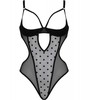 Passion Woman Teddies Passion Marina Body Juodas L/XL - Elegant Bodysuit with Underwire Support