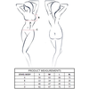 Passion Woman Teddies PASSION ZOVEL Bodysuit Juodas L/XL - Sheer Mesh &amp; Lace Elegance