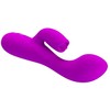 PRETTY LOVE C-TYPE Pretty Love Gloria Intimate Silicone Dual-Motor System, Atsparus vandeniui, Violet