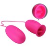 Rožinė Pretty Love Daisy Intimate Egg Rožinė - Dual Vibration &amp; Licking Modes