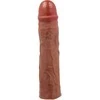 Pretty Love Derek Silicone Extension Sleeve 7.6 cm Mulatto TPR Atsparus vandeniui
