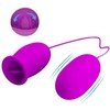 Pretty Love Daisy Dual Egg Rechargeable Device Violet Silicone