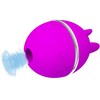 Pretty Love Flirtation Pretty Love Gemini Ball Violetinė Silicone Intimate Massager with Pulsation