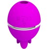 Pretty Love Flirtation Pretty Love Gemini Ball Violetinė Silicone Intimate Massager with Pulsation