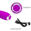 Pretty Love Flirtation Pretty Love Hector Rechargeable Vibrating &amp; Electro System Violetinė