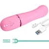 Pretty Love Flirtation Rožinė Pretty Love BW-500059 Silicone Dual Stimulation Vibrator Rožinė USB 10 Modes