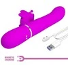 Pretty Love Flirtation Pretty Love Butterfly 4-in-1 Multi-Function Intimate System Fuchsia