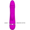 Pretty Love Flirtation Rožinė Pretty Love David Dual-Motor Intimate Machine with 30 Modes, Rožinė, 185mm