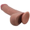 PRETTY LOVE HIGH GRADE Pretty Love Sliding Skin Series Anatomical Model with Suction Base Brown 23.4 cm