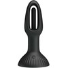 Pretty Love Hubert Silicone Plug with 7 Vibration Modes, Juodas