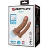 PRETTY LOVE - Dvigubas dildo Hulbert 6.9" 7 funkcijos