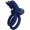 Pretty Love Male Mėlyna Pretty Love Jamele Mėlyna Dual Ring with Vibrating Butterfly System