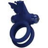 Pretty Love Male Mėlyna Pretty Love Jamele Mėlyna Dual Ring with Vibrating Butterfly System
