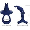 Pretty Love Male Mėlyna Pretty Love Luchito Mėlyna Dual-Ring Intimate Vibrating System