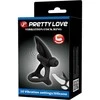 Pretty Love Male PRETTY LOVE - VIBRUOJAMAS PENIES ŽIEDAS Juodas, 10 vibracijos funkcijų