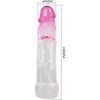 Rožinė Pretty Love Neron Extension Sleeve Rožinė 6 cm TPR Atsparus vandeniui Model