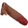 Pretty Love Osmar Extension Sleeve with Vibrating Stimulation, Transparent