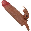 Pretty Love Osmar Extension Sleeve with Vibrating Stimulation, Transparent