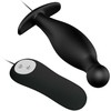 Pretty Love Silicone Intimate Plug 12-Mode Juodas Remote-Controlled