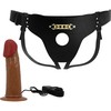 PRETTY LOVE - KELPYNĖS Starks Universal Strap-On Harness 6,9'' Vibruojantis Dildo Šviesiai Ruda