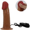 PRETTY LOVE - KELPYNĖS Starks Universal Strap-On Harness 6,9'' Vibruojantis Dildo Šviesiai Ruda