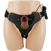 PRETTY LOVE - KELPYNĖS Starks Universal Strap-On Harness 6,9'' Vibruojantis Dildo Šviesiai Ruda