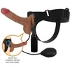Pretty Love BW-022103P Intimate System 15.5 cm with Universal Harness, Brown