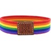 PRIDE BOY Adjustable Luxury Silicone Bracelet Rainbow Colors