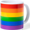 PRIDE Ceramic Mug with Rainbow Flag Design in Kraft Gift Box
