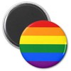 Diablo Picante Rainbow Flag Magnet 6x6 cm - Colorful Pride Priedas