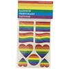 Pride Diablo Picante Temporary Tattoos LGBT Rainbow Flag Set - 12 Pieces